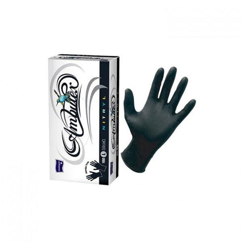 Manusi negre nitri Ambulex | Medizone - magazin medical de incredere