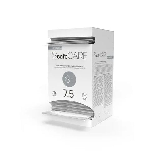 Manusi chirurgicale sterile pudrate safeCARE