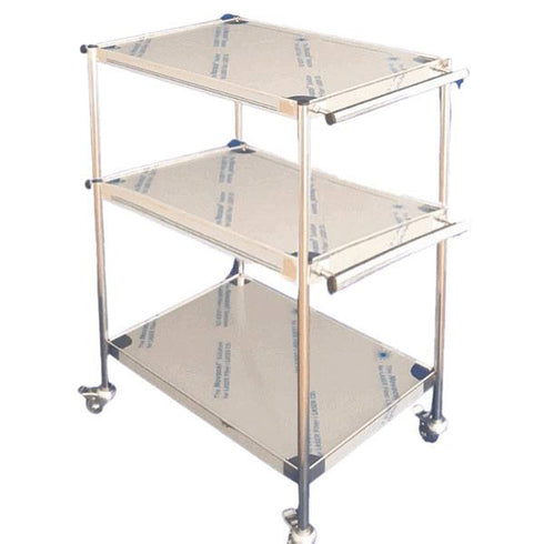 Masa tratament inox cu manere orizontale si 3 blaturi|Medizone