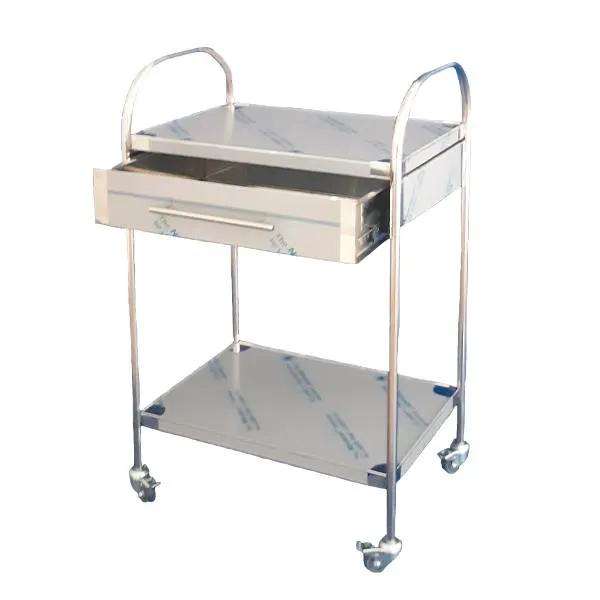 Masa tratament inox cu manere verticale si sertar