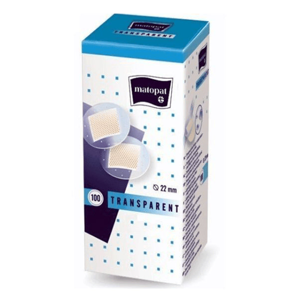 Plasturi rotunzi Matopat, transparenti - medizone.ro