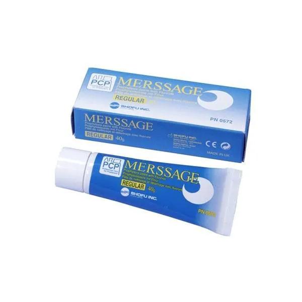 Pasta profilactica Merssage Regular, Peppermint, 40 g, Shofu