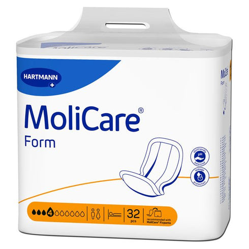 Tampoane MOLICARE FORM, 4 picaturi, 32 buc.|Medizone