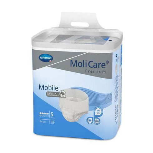 Scutece chilot MoliCare Mobile, marimea S, 14 buc.