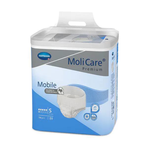 Scutece chilot MoliCare Mobile, marimea S, 14 buc.