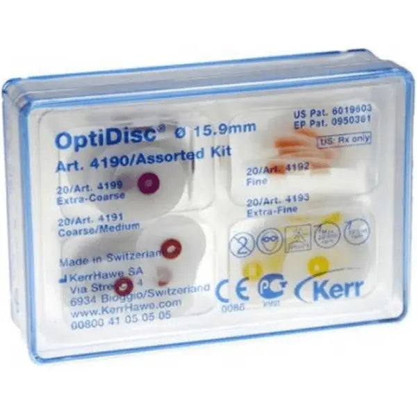 Discuri finisare OptiDisc Assorted Kit, 15.9 mm, 80 discuri, Kerr Dental