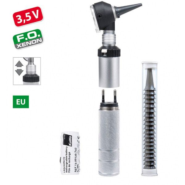 Otoscop Combilight FO30, 3.5 V, acumulator NiMH | medizone.ro