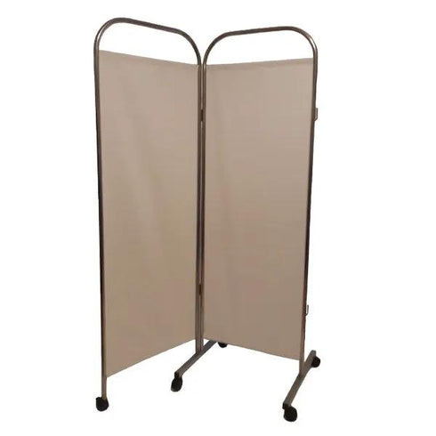 Paravan medical cadru inox cu 2 segmente