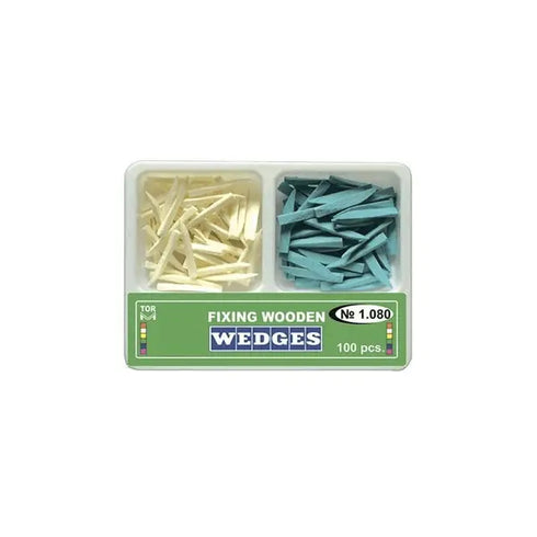 Kit pene interdentare asortate, lemn, 100 buc., TOR VM
