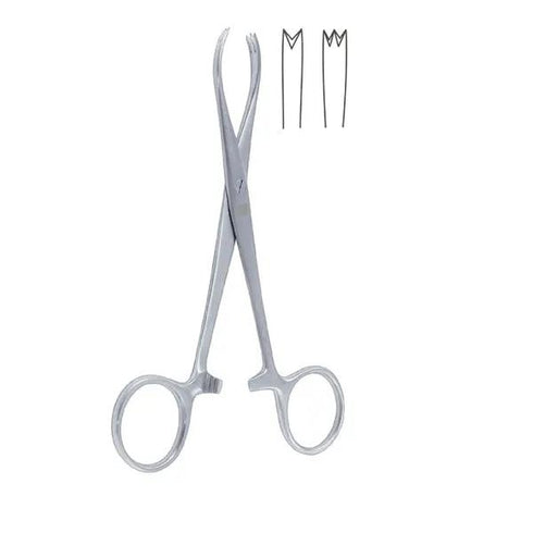 Pensa hemostatica Chaput, 3x2 dinti