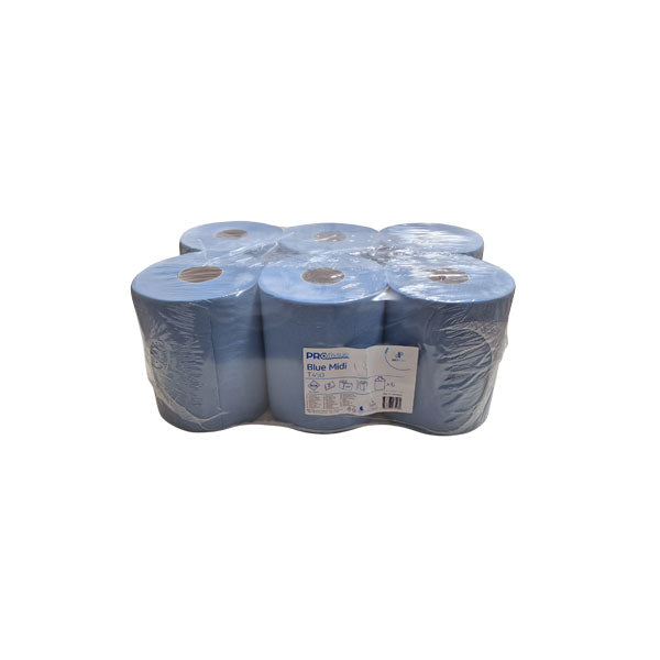 Prosop de hartie tip rola, 2 straturi, Medipro, albastru