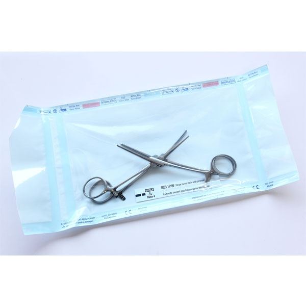 Pungi sterilizare autoadezive pentru autoclav, 190 mm x 400 mm, 100 buc. - medizone.ro