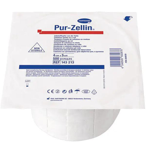 Tampoane celuloza pretaiate PUR-ZELLIN, 500 buc.