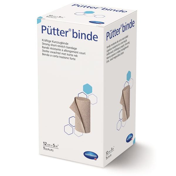 Fasa elastica pentru compresie puternica PUTTER, 12 cm x 5 m | Medizone