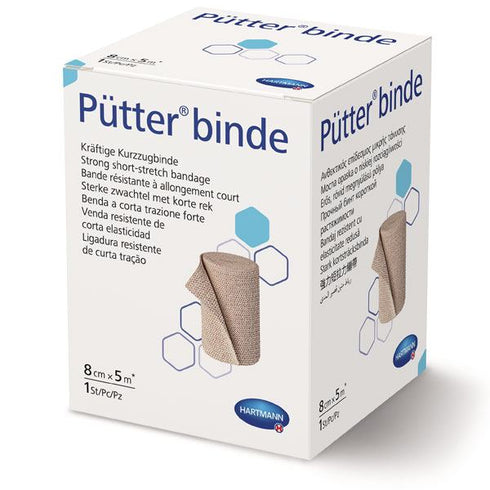 Fasa elastica pentru compresie puternica PUTTER, 8 cm x 5 m|Medizone