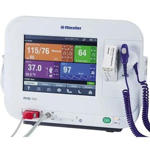Monitor functii vitale RVS-100, cu NIBP (Riester), SpO2 (Nellcor) si Pred. Temp