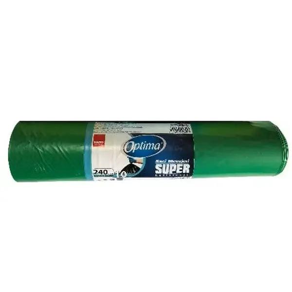 Saci menajeri Sano Optima, verde, 240 L, 10 buc.