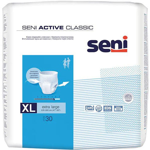 Scutece chilot SENI Active Classic Extra Large, 5.5 picaturi, 30 bucati by TZMO
