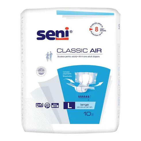 Scutece adulti SENI CLASSIC AIR Large, 6 picaturi by Seni