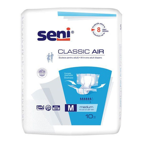 Scutece adulti SENI CLASSIC AIR Medium, 6 picaturi by Seni