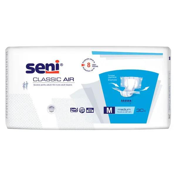 Scutece adulti SENI CLASSIC AIR Medium, 30 buc., 6 picaturi