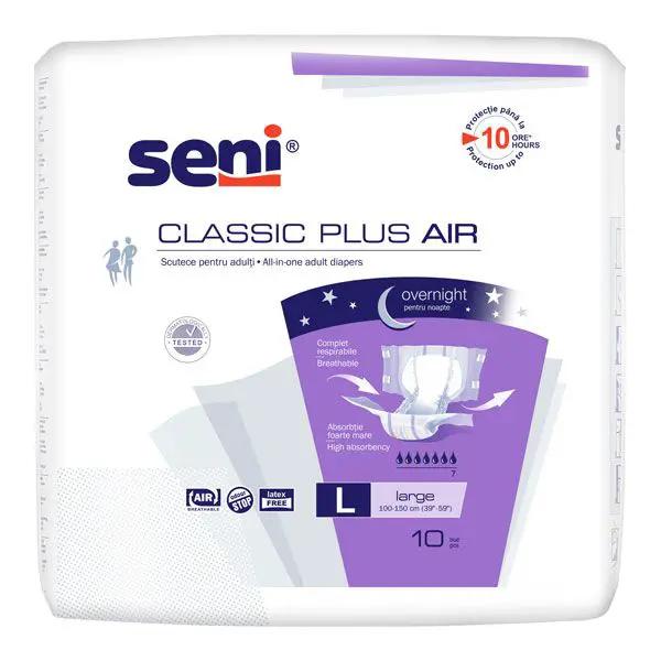 Scutece adulti SENI CLASSIC PLUS AIR Large, 7 picaturi