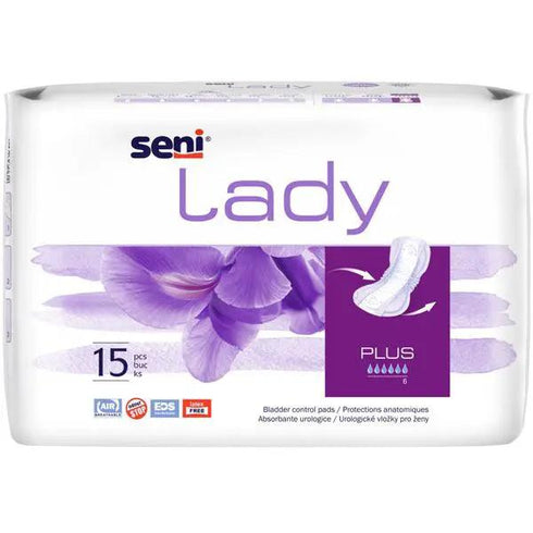 Absorbant urologic SENI LADY PLUS, 6 picaturi, 15 bucati