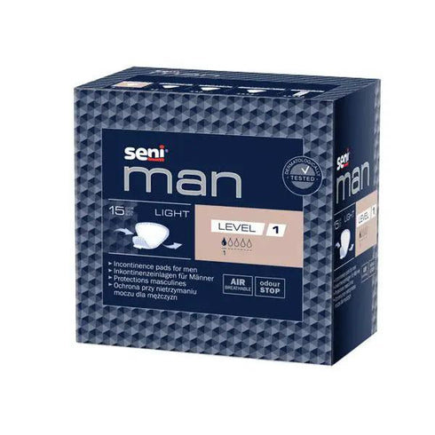 Absorbant urologic SENI MAN LIGHT Level 1, 15 bucati