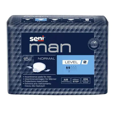 Absorbant urologic SENI MAN NORMAL Level 2, 15 bucati