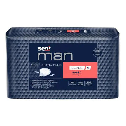 Absorbant urologic SENI MAN EXTRA PLUS Level 4, 15 bucati