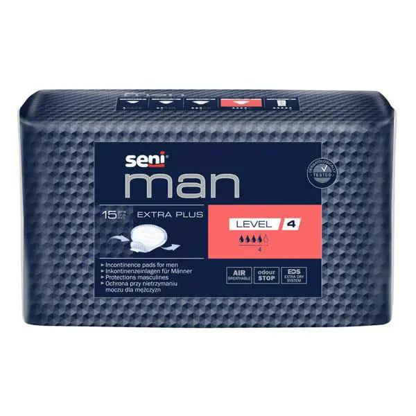 Absorbant urologic SENI MAN SUPER Level 4, 15 bucati|Medizone