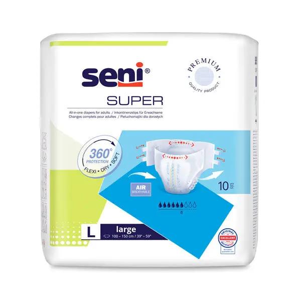 Scutece adulti SENI SUPER AIR Large, 6 picaturi