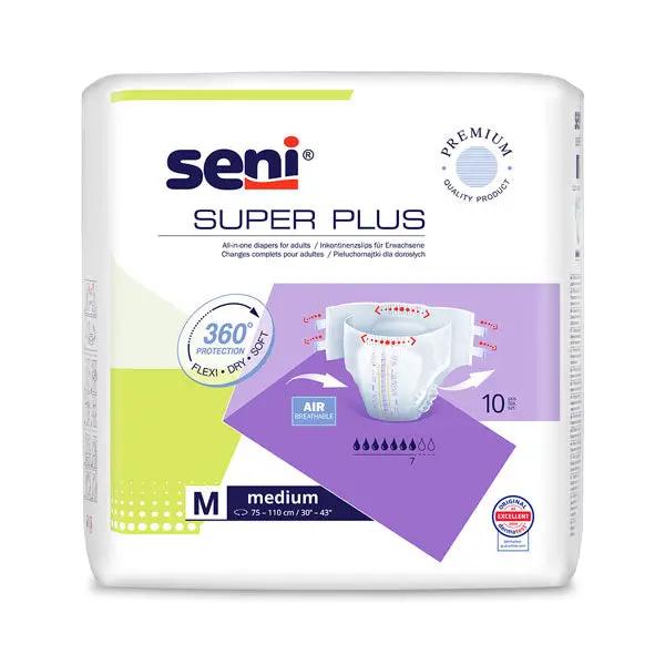 Scutece adulti SENI Super Plus Medium Air, 7 picaturi