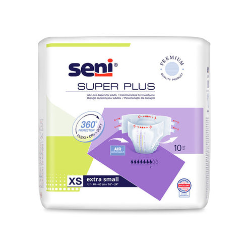Scutece adulti SENI SUPER PLUS Extra Small Air, 7 picaturi