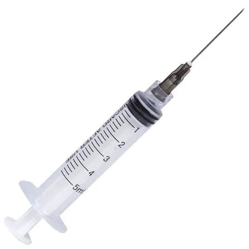 Seringi 5 ml Biosafe cu ac luer lock ( filet ), 100 buc.