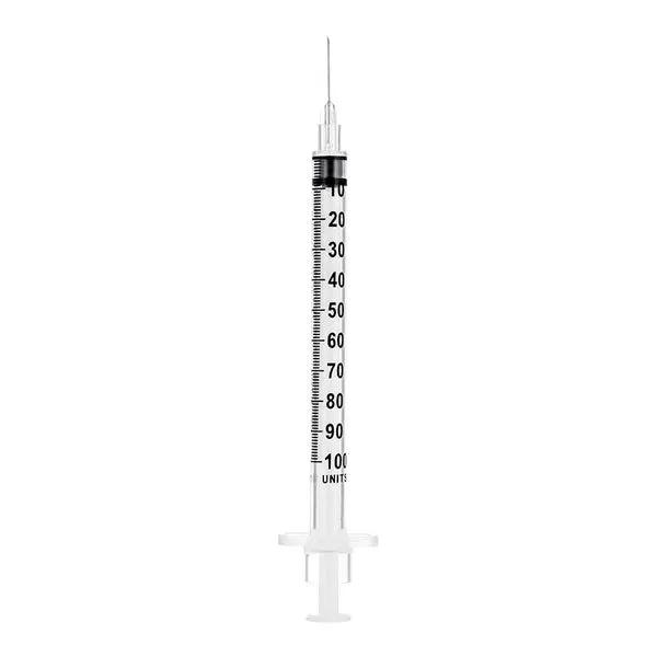Seringi insulina 1 ml cu ac detasabil, 100 buc.
