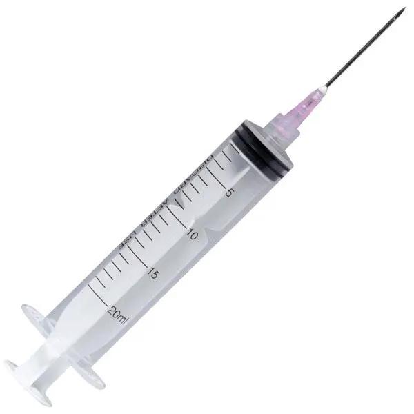 Seringi 20 ml Biosafe cu ac luer lock ( filet ), 100 buc.