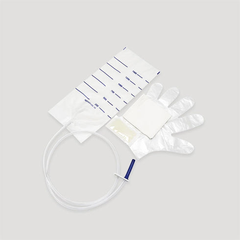 Set care permite introducerea lichidului în intestinul gros prin anus pentru eliminarea materiilor fecale și pentru stimularea mișcării peristaltice a intestinului.