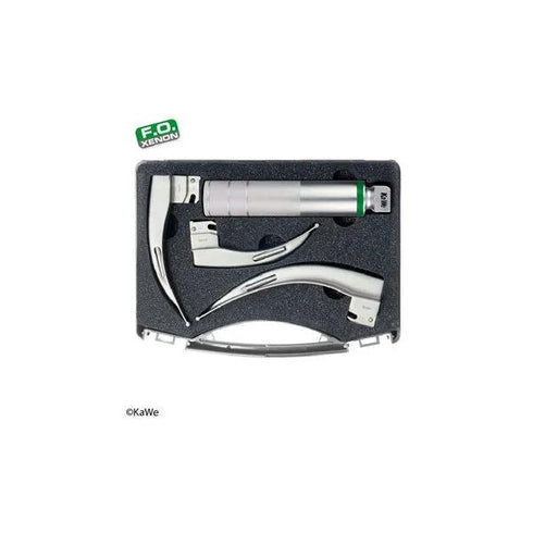 Set laringoscop FO/2.5V McIntosh lame 2-3-4, KaWe