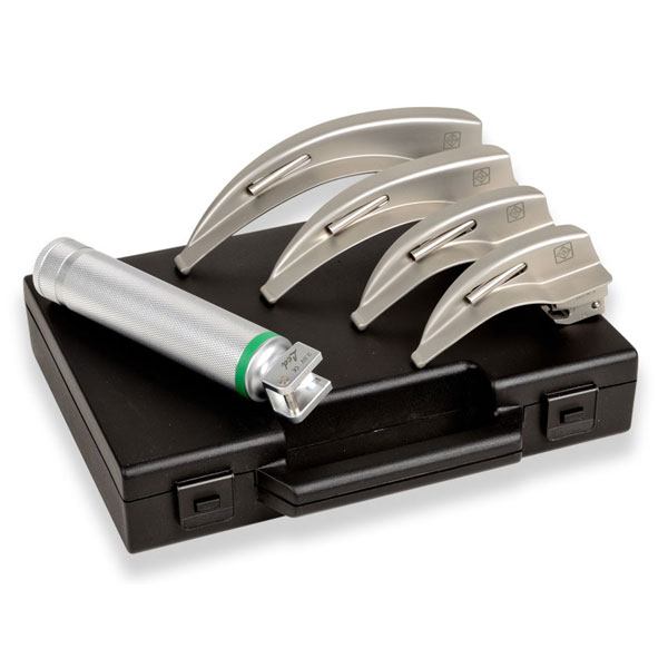 Seturi laringoscop cu lame si fibra optica xenon/halogen si LED | medizone.ro