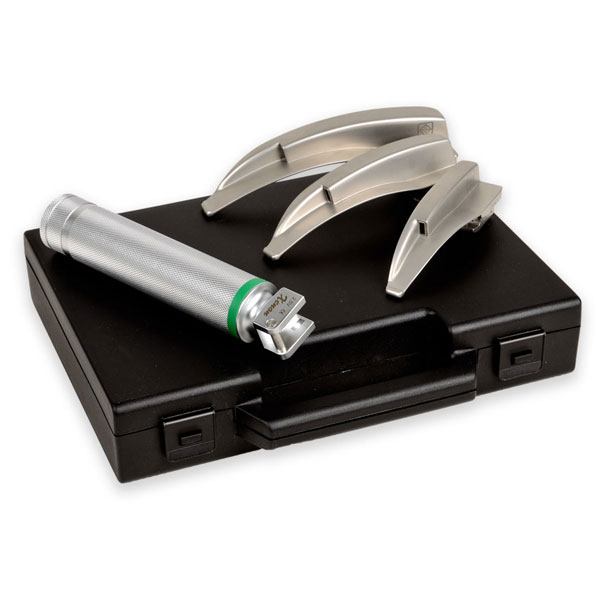 Set laringoscop Maxlite, lame FO - fibra integrata | Medizone