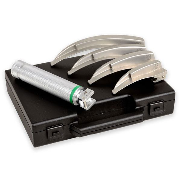 Set laringoscop Maxlite, lame FO, LED – 2.5V sau 3.5V