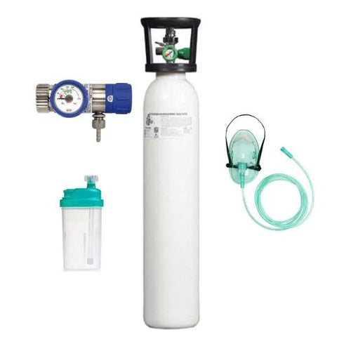 Butelie oxigen - Set complet oxigenoterapie, 40 litri