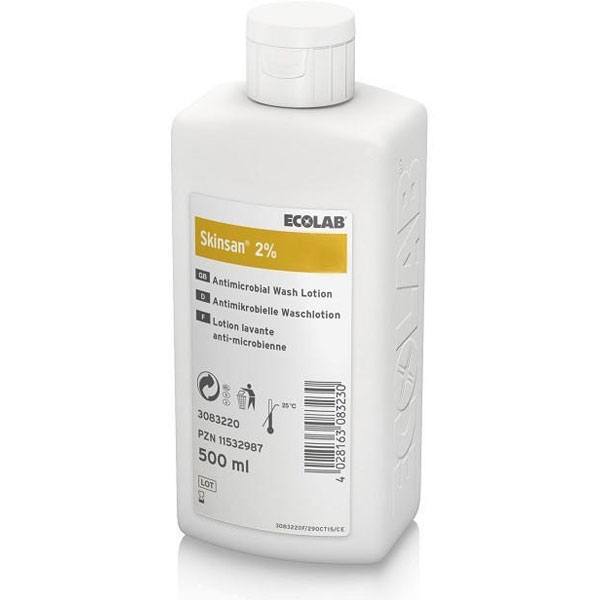 Sapun dezinfectant maini si piele Skinsan 2% Clorhexidina, 500 ml|Medizone