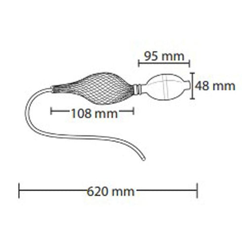 Sonda rectala dubla cu balon, reutilizabila - Cetro Suedia 2