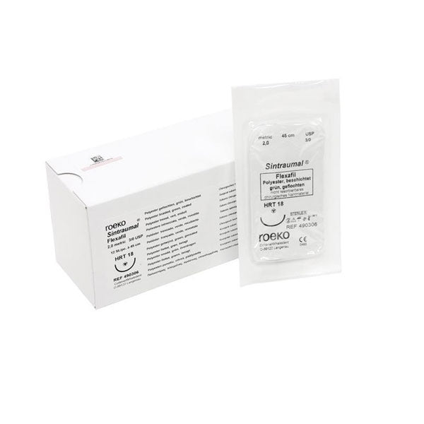 Fir sutura cu ac Sintraumal Flexafil HRT18 2.0 3/0 | medizone.ro