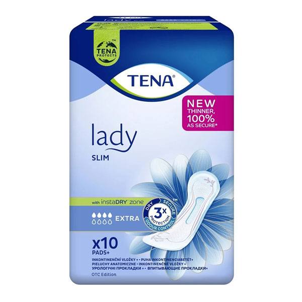 Absorbante incontinenta Tena Lady Slim Extra, 10 buc.|Medizone