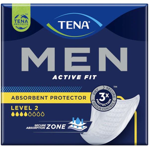 Absorbante barbati Tena Men Level 2, 10 buc.|Medizone