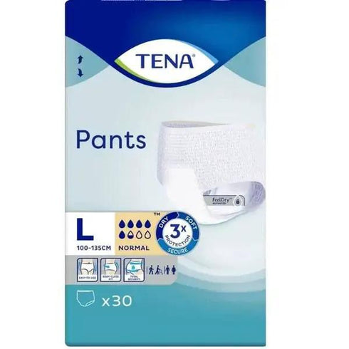 Scutece chilot TENA Pants Normal, L, 30 buc.