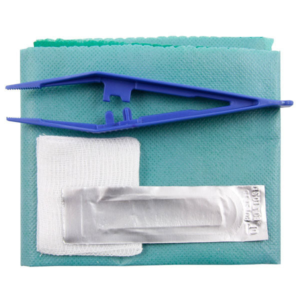 Trusa mica chirurgie suturi, unica folosinta|Medizone